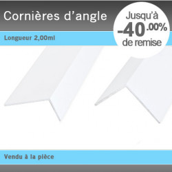 Cornières de Protection d'Angle Alu Laqué