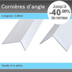 Cornières de Protection d'Angle Alu Anodisé