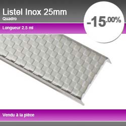 Listel Inox 25mm