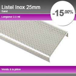 Listel Inox 25mm