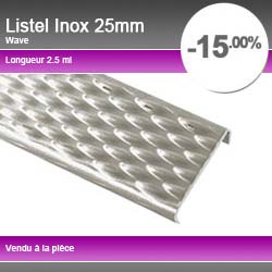 Listel Inox 25mm