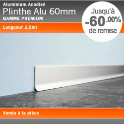 Plinthe Alu Anodisé 60mm