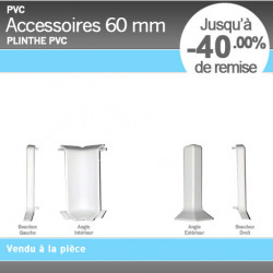 Raccords de Finition PVC 60mm