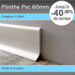 Plinthe PVC 60mm