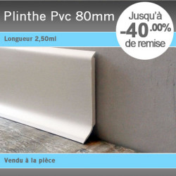 Plinthe PVC 80mm