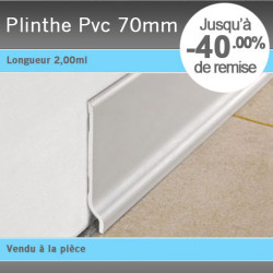 Plinthe PVC 70mm