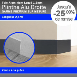 Plinthe Droite Alu sur Mesure