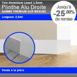 Plinthe Droite Alu sur Mesure