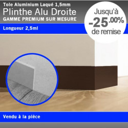 Plinthe Droite Alu sur Mesure