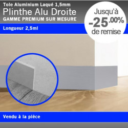 Plinthe Droite Alu sur Mesure