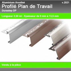 Profilé Plan de Travail Alu Anodisé