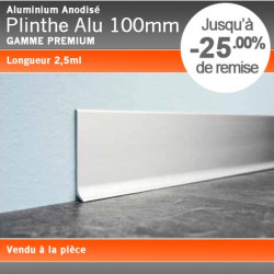 Plinthe Alu Anodisé 100mm